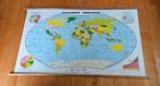 Schoolkaart wereld. Wandkaart, formaat 170x100cm, Ophalen, Aardrijkskunde