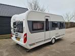 Hobby 455 UF De Luxe Caravan. Bouwjaar 2018 (met Mover), Caravans en Kamperen, Mover, Rondzit, Hobby, Particulier