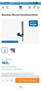 2x Blaufoss Round handdoucheset gunmetal, Ophalen of Verzenden, Nieuw, Douche