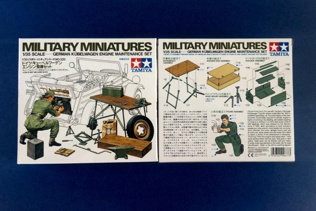 Tamiya Kubelwagen Mechanic set 1/35 35213 35220, Hobby en Vrije tijd, Modelbouw | Auto's en Voertuigen, Verzenden, Nieuw, 1:32 tot 1:50