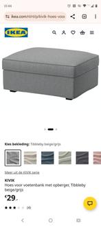 HOES voor voetenbankje Kivik Ikea, Grijs, Ophalen of Verzenden, Rechthoekig, 75 tot 100 cm