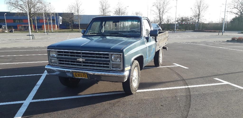 Chevrolet C20 5.7 V8 Oldtimer Pick-up 1985 Pickup Farmtruck, Auto's, Automaat, Achterwielaandrijving, Overige carrosserieën, Chevrolet