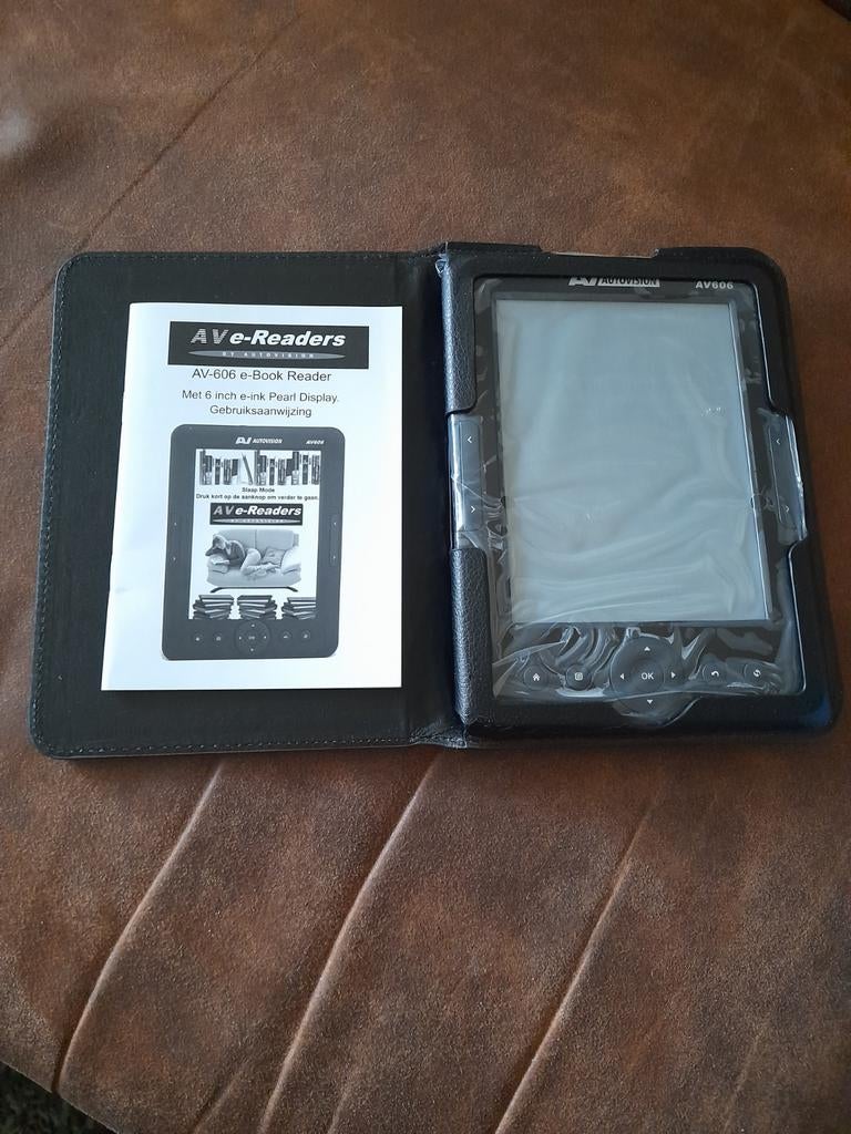 AV-606 e-Book Reader met 6 inch e-ink Pearl Display, AV-eReaders by Autovision, 6 inch of minder, Uitbreidbaar geheugen, Ophalen of Verzenden