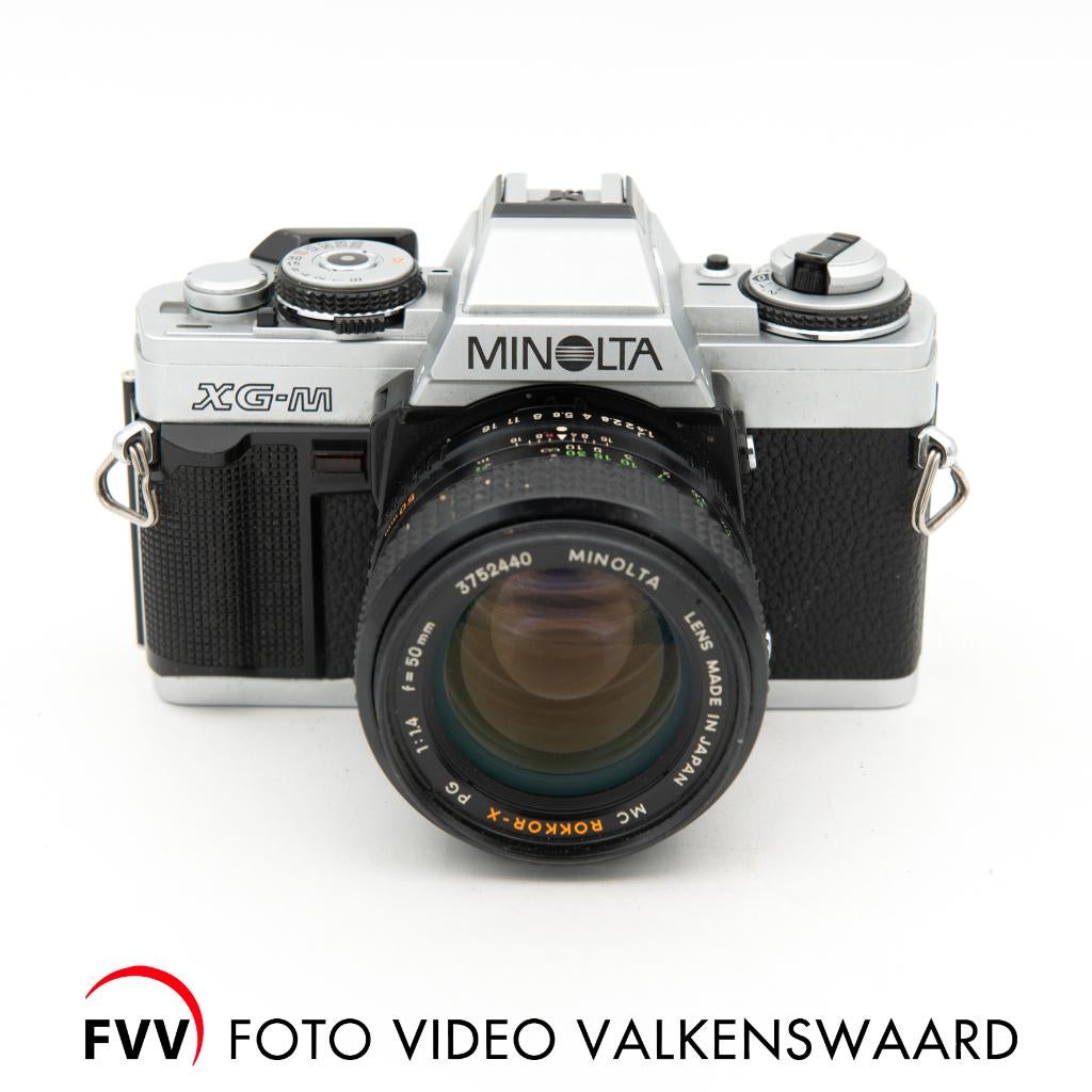 Minolta XG-M + Minolta Rokkor-X 50mm f/ 1.4, Audio, Tv en Foto, Fotocamera's Analoog, Gebruikt, Minolta, Spiegelreflex, Ophalen of Verzenden
