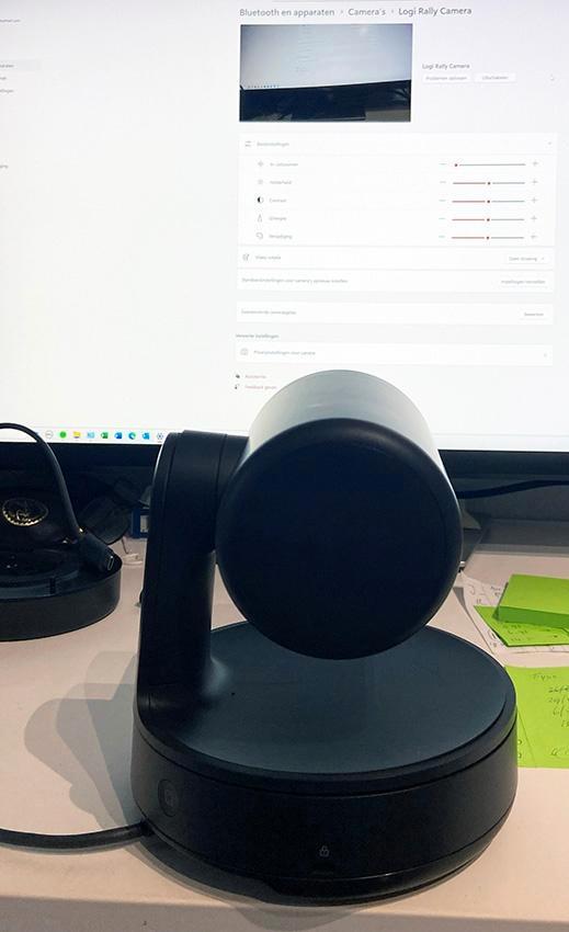 Logitech Rally camera V-R0010, Computers en Software, Webcams, Gebruikt, Bedraad, ChromeOS, MacOS, Windows, Android, iOS, Ophalen