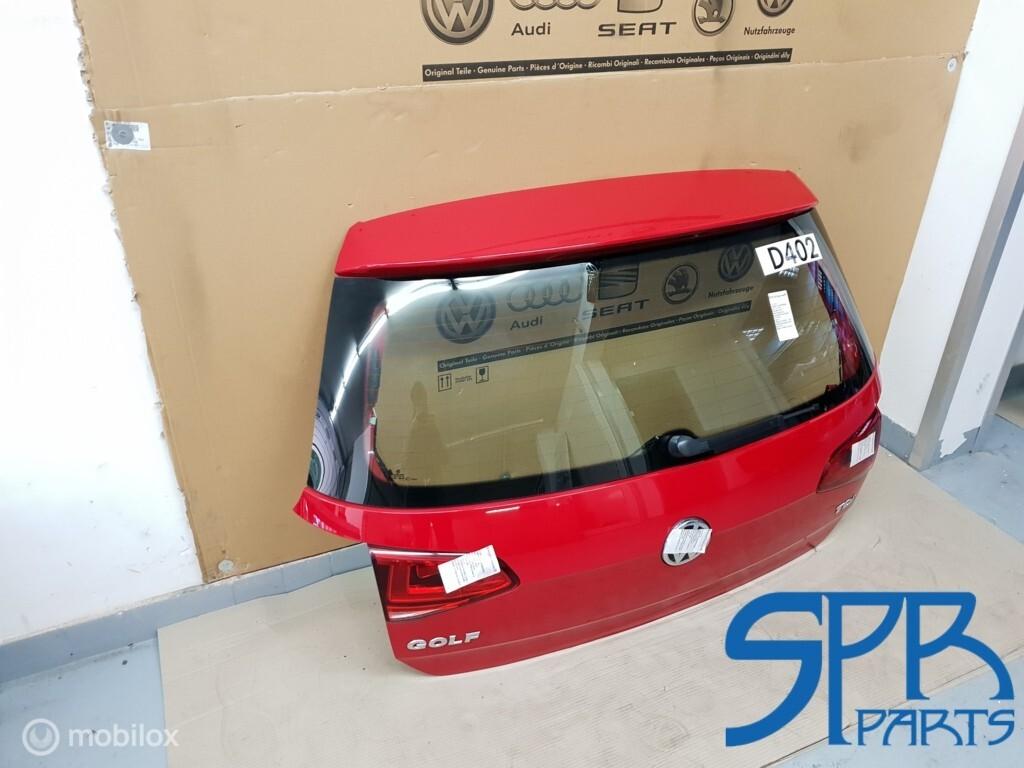 VW GOLF 7 VII Achterklep TORNADO RED ROOD LY3D KLEP BAGAGE, Auto-onderdelen, Carrosserie en Plaatwerk, Gebruikt, Achterklep, Volkswagen