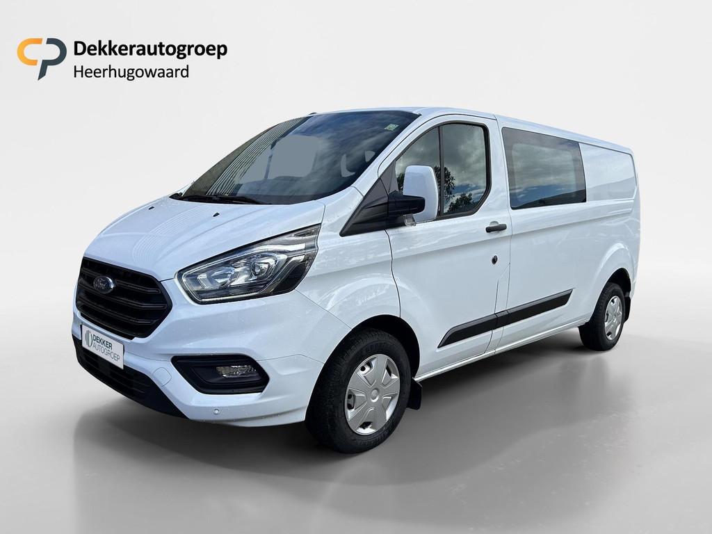Ford Transit Custom 300 2.0 TDCI 130 pk L2H1 Trend Dubbele C, Voorwielaandrijving, Euro 6, 4 cilinders, Wit