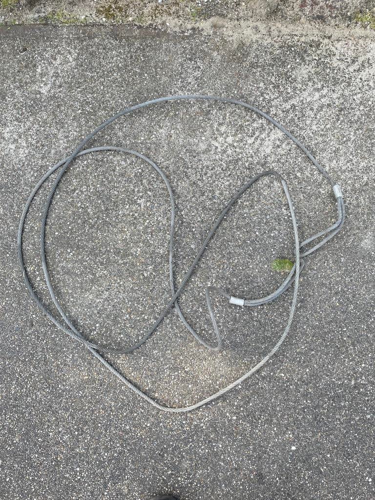 OERSTERKE STAALKABEL / SLEEPKABEL, lengte: 600cm, dia: 10mm, Ophalen, Zo goed als nieuw