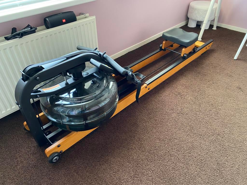 First Degree Fluid Rower roeitrainer water, Ophalen, Zo goed als nieuw