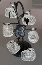 6 originele BMF shotglazen  schnapskrügerl in metalen rekje, Verzamelen, Glas en Borrelglaasjes, Ophalen of Verzenden, Gebruikt