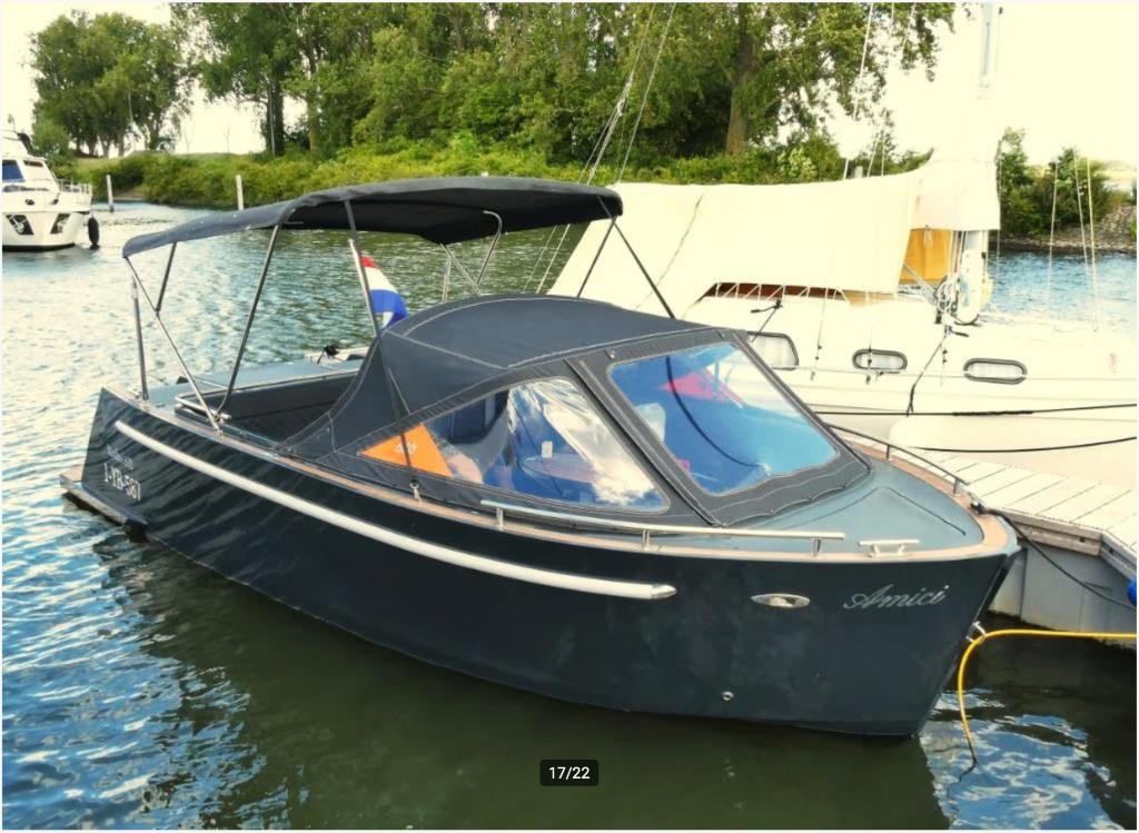 Mooie Maxima 630 De Luxe 50pK evt. met bijna Vlemix trailer, Ophalen, 6 meter of meer, Zo goed als nieuw, Snelvarend