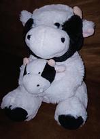 Nicotoy simba koe knuffel met baby., Ophalen of Verzenden, Zo goed als nieuw, Koe