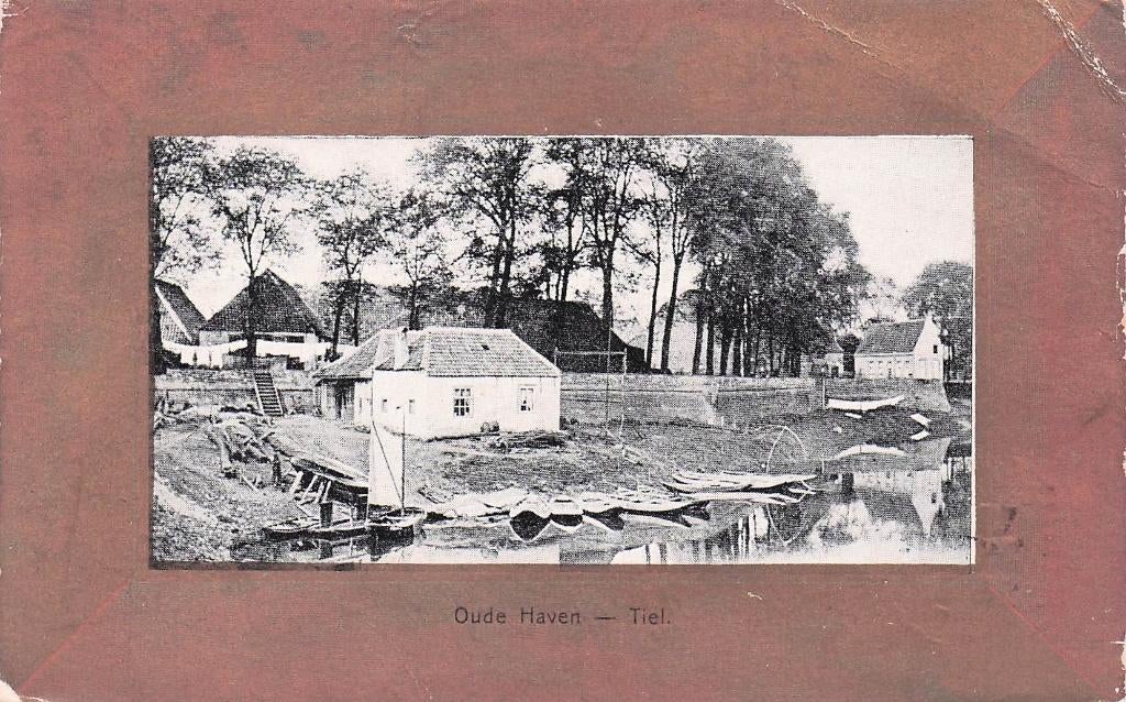 Tiel - Oude Haven FRAAI (gel. 1908), Ophalen of Verzenden, Voor 1920, Gelopen, Gelderland