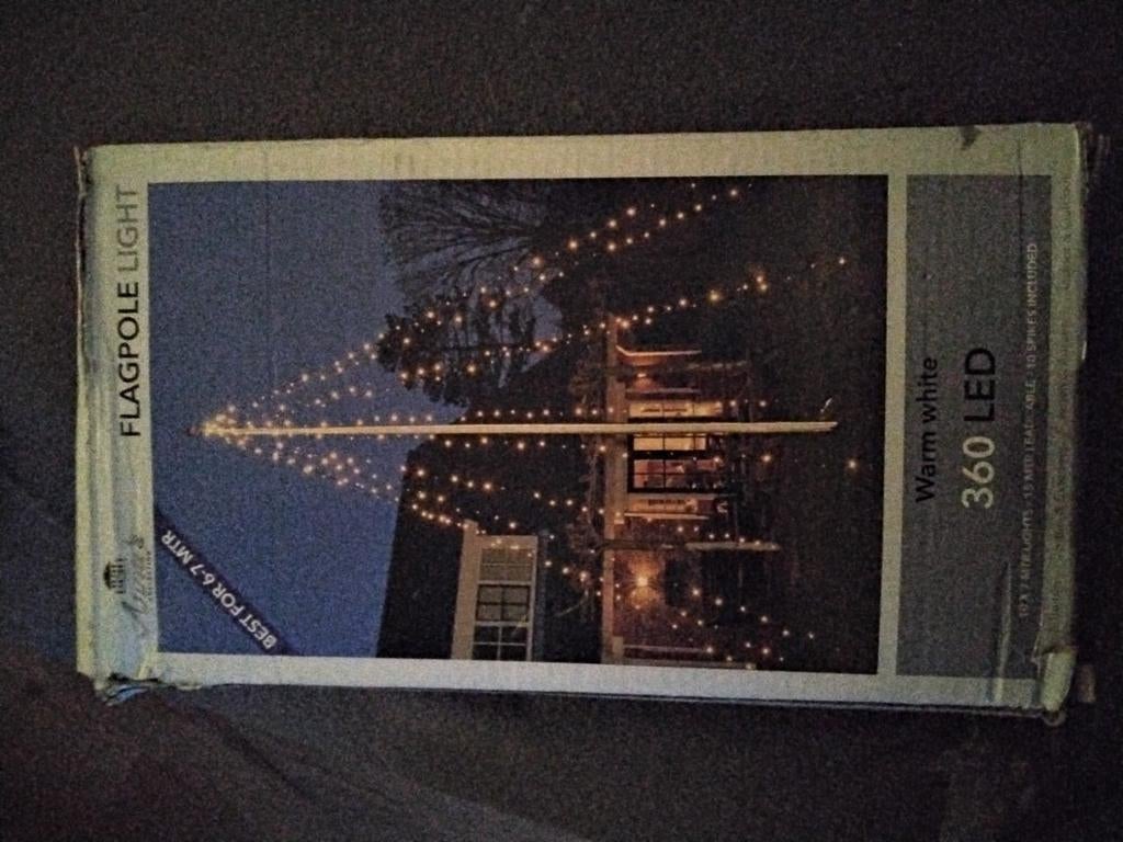Ana's kerstboom verlichting incl mast, Antiek en Kunst, Ophalen