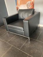 3 Walter Knoll Norman Foster 500 fauteuils, zwart leder, Design, 75 tot 100 cm, Ophalen of Verzenden, Zo goed als nieuw