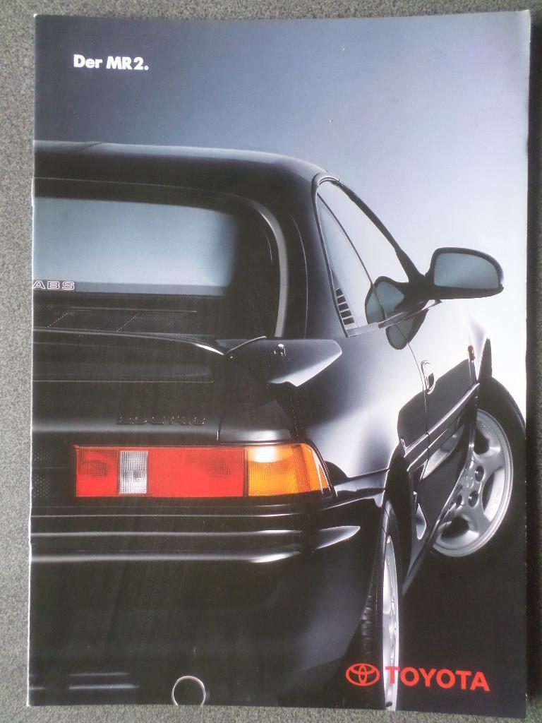 Toyota MR2 1991 Brochure, Ophalen of Verzenden, Zo goed als nieuw, Toyota