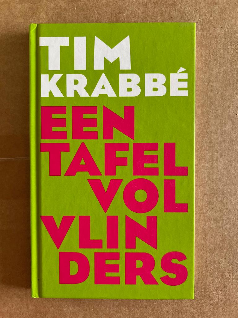 Tim Krabbé: Een tafel vol vlinders, Boeken, Boekenweekgeschenken, Gelezen, Ophalen of Verzenden