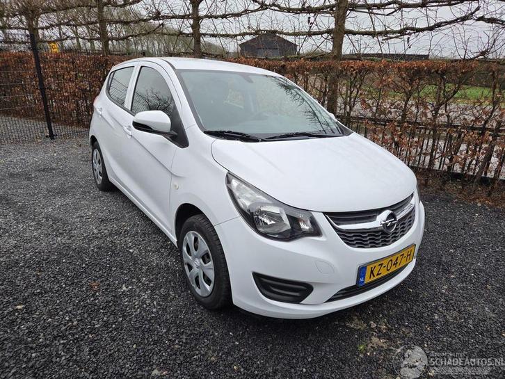 Opel KARL / VIVA (bj 2016), Auto diversen, Schadeauto's, Opel, Benzine, Hatchback, Wit