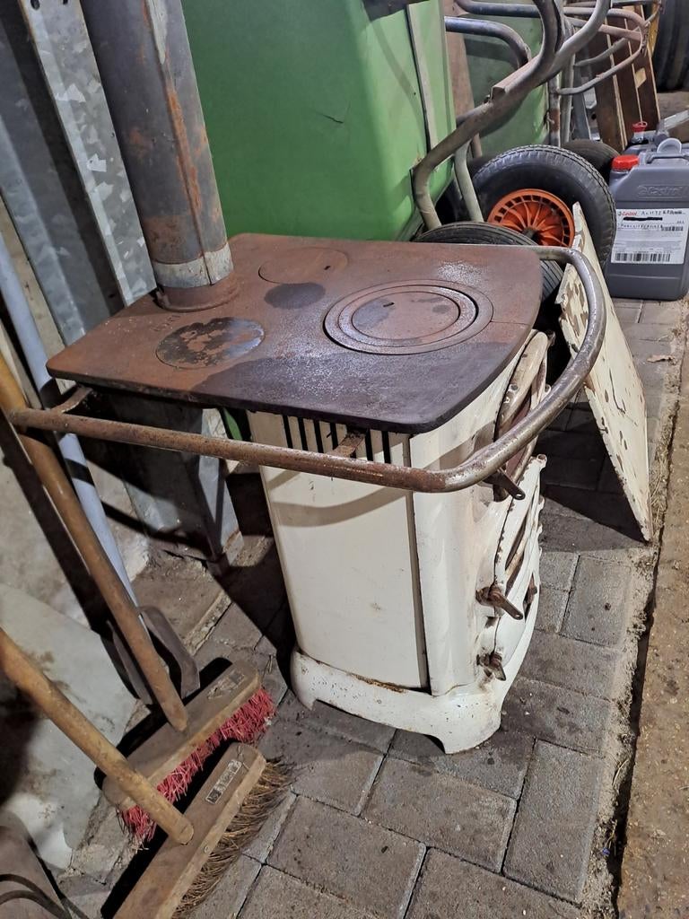 Kachel, opknapper, houtkachel, Ophalen, Gebruikt, Hout, Houtkachel