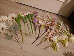 Diverse kunstbloemen in verschillende lengtes, Binnen, Gebruikt, Kunstbloem, Textiel