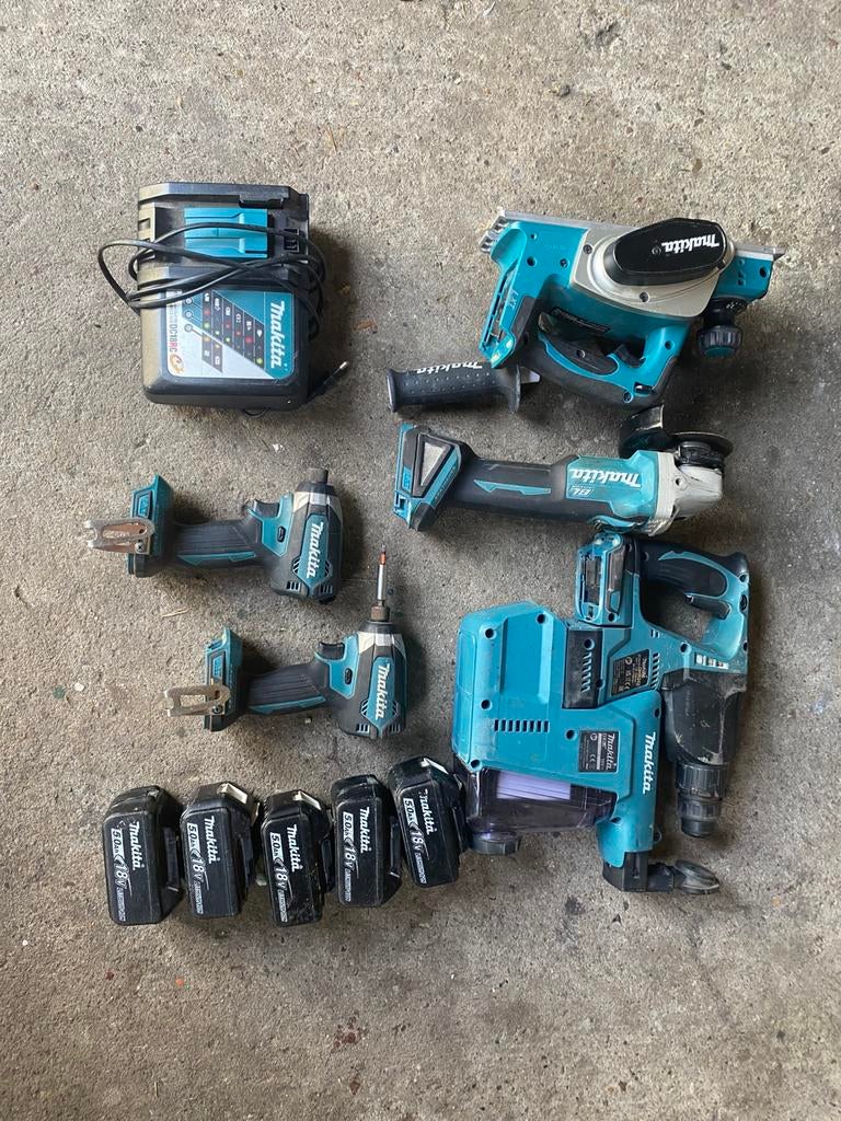 Makita 18V LXT Set Compleet, Ophalen of Verzenden, Gebruikt