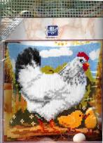 Cado vervaco borduurpakket  kussen  Kip met kuikens  939, Ophalen of Verzenden, Nieuw, Borduurpakket