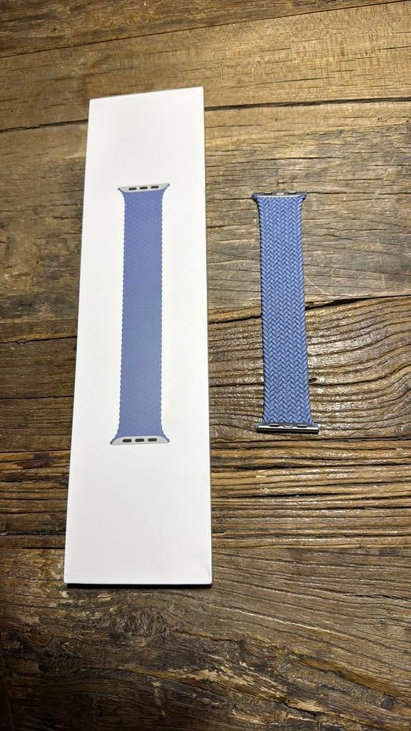 Apple solo loop slate blue, maat 6, 44/44/46, Bandje, Ophalen of Verzenden, Zo goed als nieuw, Apple