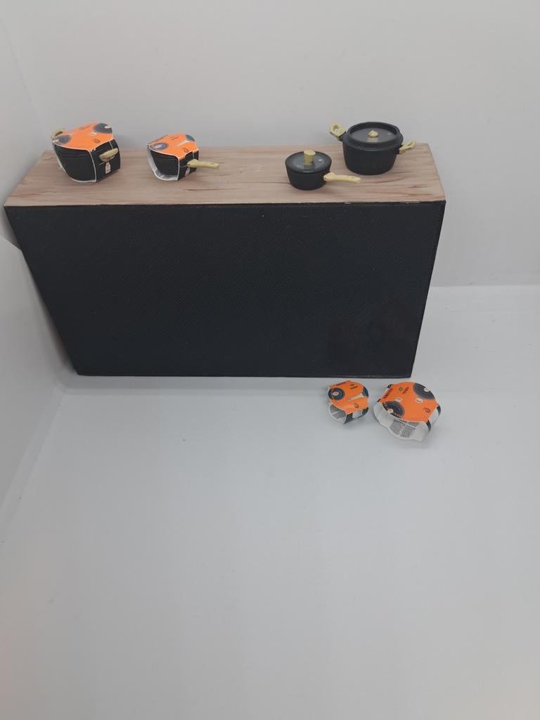 2 Pannen in de originele verpakking 1:12, Ophalen of Verzenden, Nieuw, Poppenhuis