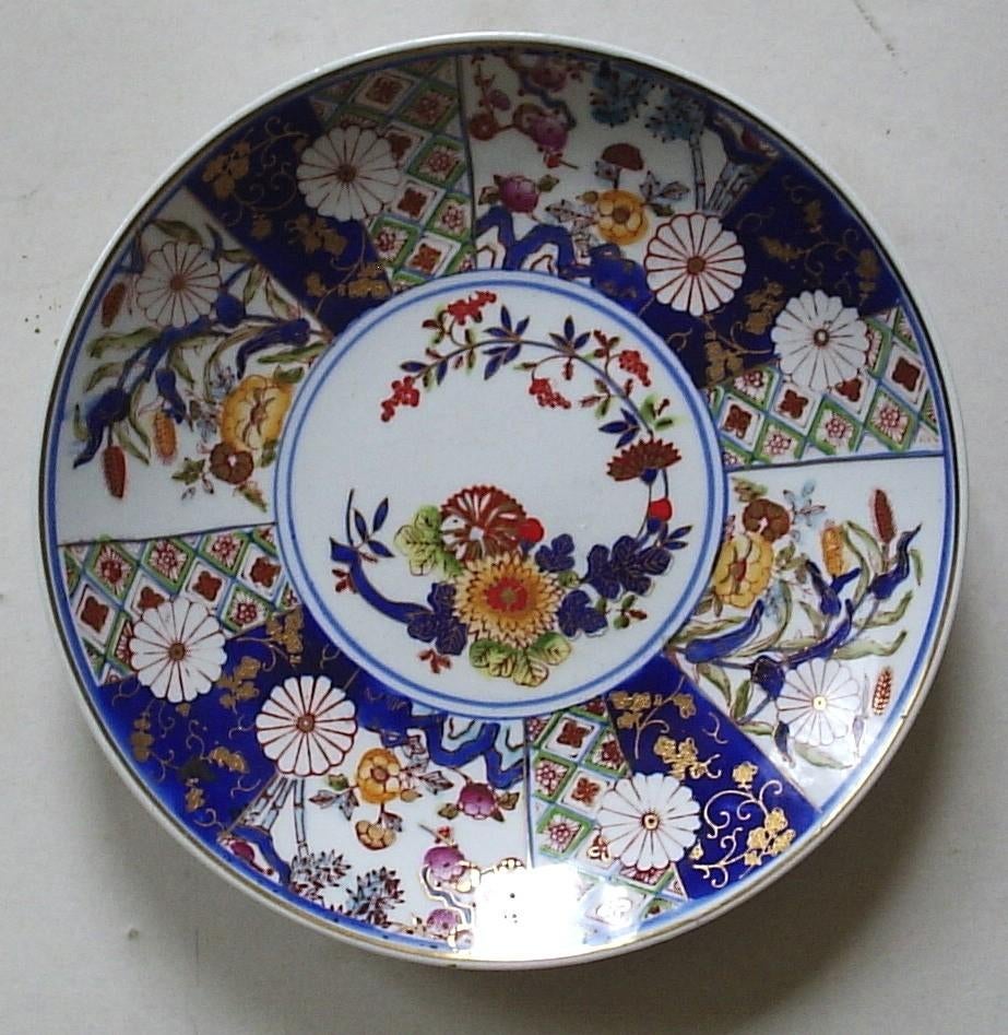Antiek porceleinen bord / schotel. Japan Imari porcelein (c), Verzenden