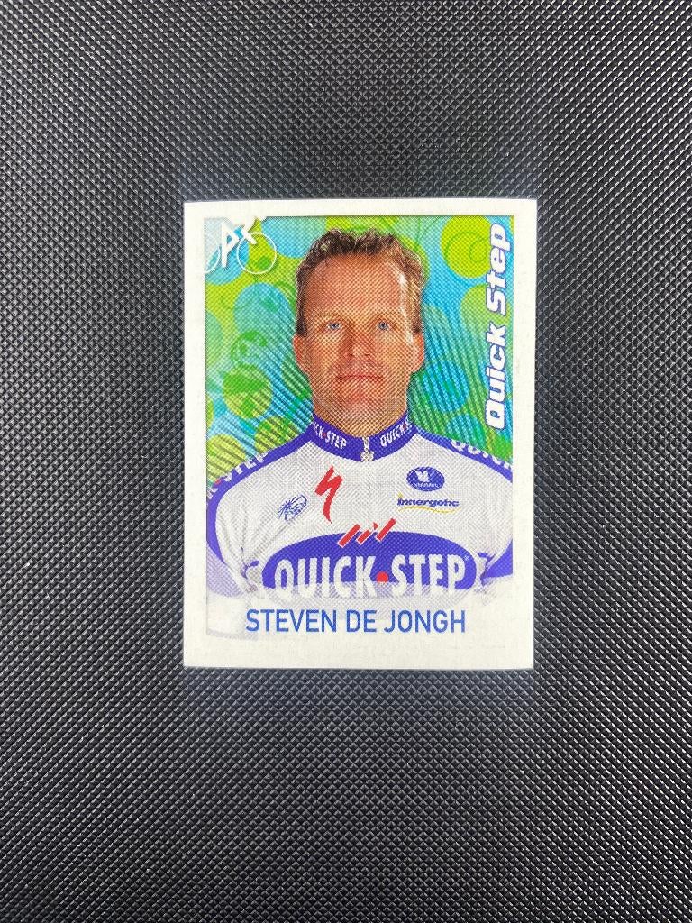 Steven de Jongh Panini Sprint 2009 Sticker Quick Step, Verzenden, Zo goed als nieuw, Overige sporten, Poster, Plaatje of Sticker