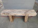 Landelijk bankje van eikenhout, Ophalen, Nieuw, Hout
