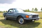 Mercedes-Benz 450 SL R107 EU 1973 orgineel gerestaureerd, Auto's, Automaat, Achterwielaandrijving, Cabriolet, Blauw