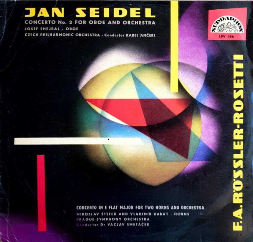 Jan Seidel, Rossler-Rosetti Concerto Oboe Smetacek, Kamermuziek, Ophalen of Verzenden, Zo goed als nieuw, 12 inch