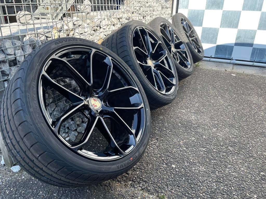 22 inch Porsche Cayenne coupe Turbo GTS velgen 5x130 NO, 285 mm, Banden en Velgen, Nieuw, Overige maten