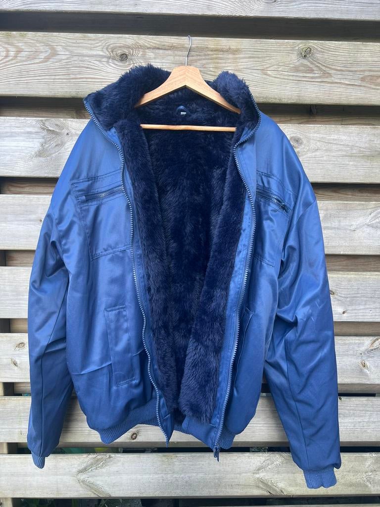 Planam heren winterjas 4XL, Kleding | Heren, Jassen | Winter, Ophalen of Verzenden, Zo goed als nieuw, Overige maten, Blauw