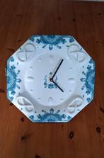 Zeldzame Vintage Delfts Blauwe wandklok keukenklok Regina, Antiek en Kunst, Ophalen of Verzenden