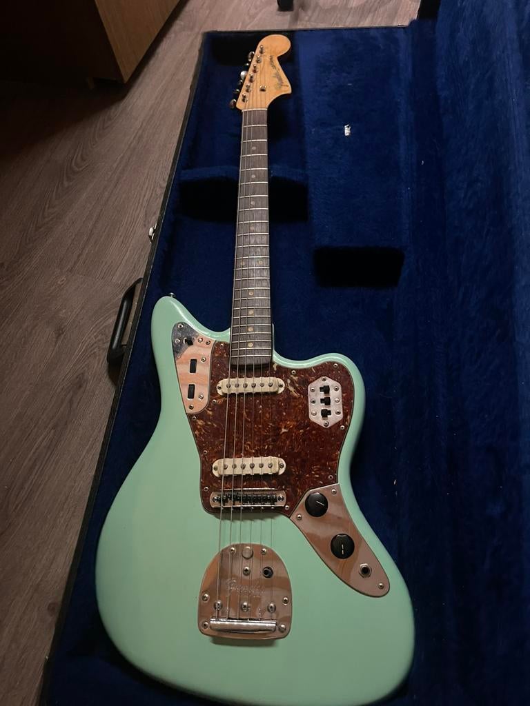 Vintage Fender Jaguar (Surf Green) uit 1964/1965, Muziek en Instrumenten, Snaarinstrumenten | Gitaren | Elektrisch, Ophalen, Gebruikt