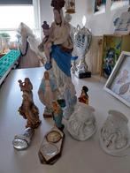 Set van diverse Maria beelden en religieuze objecten, Antiek en Kunst, Antiek | Religie, Ophalen