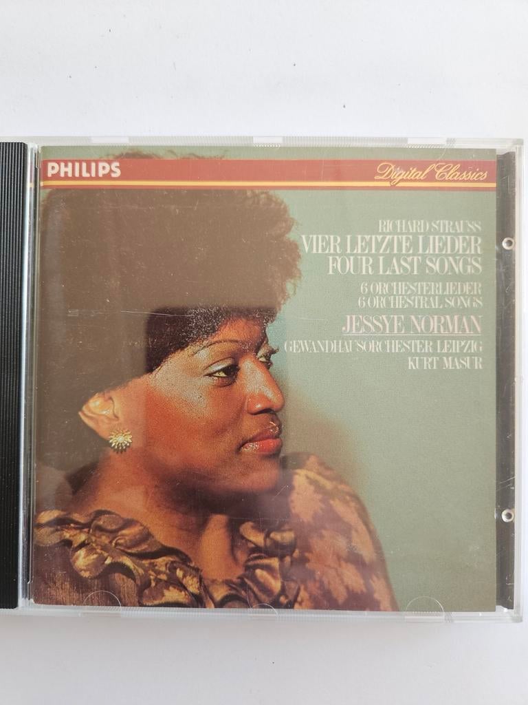 Richard Strauss - Vier Letzte Lieder - Jessye Norman CD, Ophalen of Verzenden, Modernisme tot heden, Zo goed als nieuw, Vocaal