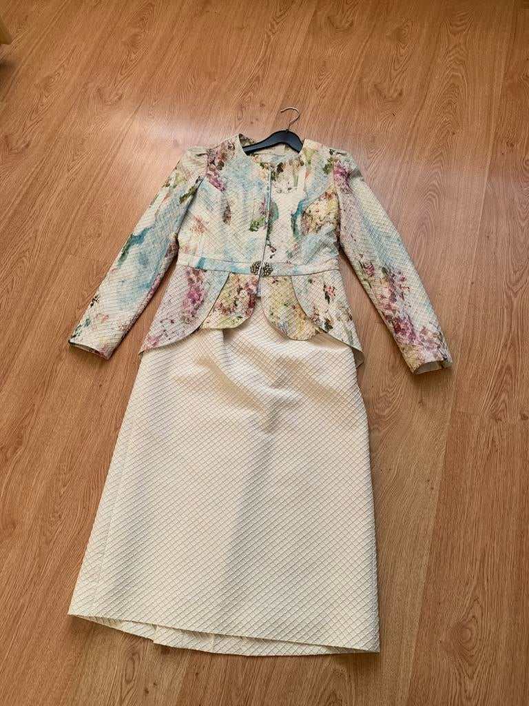 Avond jurk abiye, Maat 38/40 (M), Galajurk, Blauw, Ophalen of Verzenden