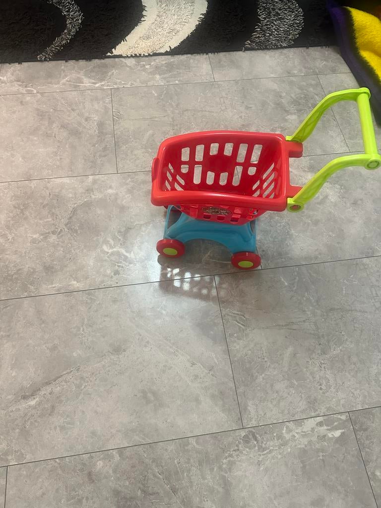 Kinder boodschappenwagentje - Speelgoed winkelwagen, Ophalen of Verzenden, Gebruikt, Jongen of Meisje