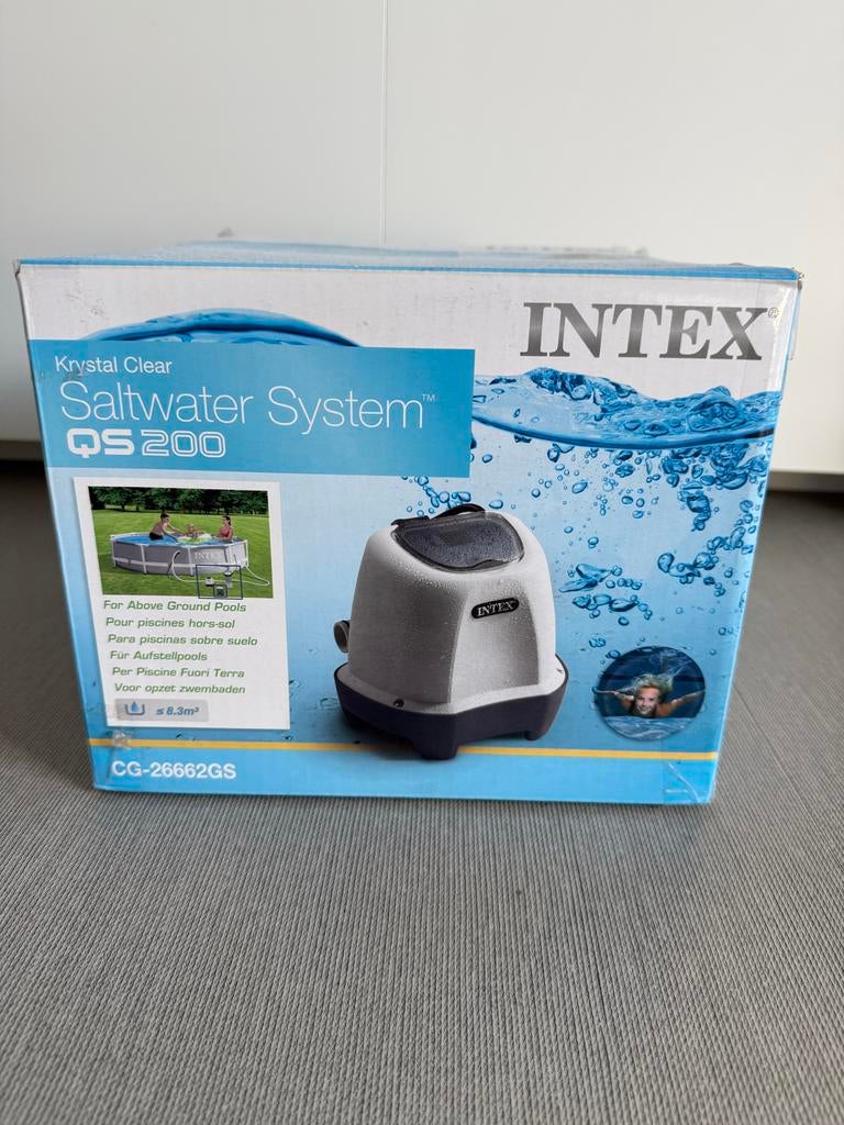 Intex Krystal Clear Saltwater System QS200 Zoutwatersysteem, Tuin en Terras, Zwembad-toebehoren, Ophalen, Zo goed als nieuw