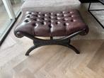 Grote Antieke Chesterfield hocker, Huis en Inrichting, Banken | Voetenbanken en Poefen, Ophalen, Zo goed als nieuw, Rechthoekig