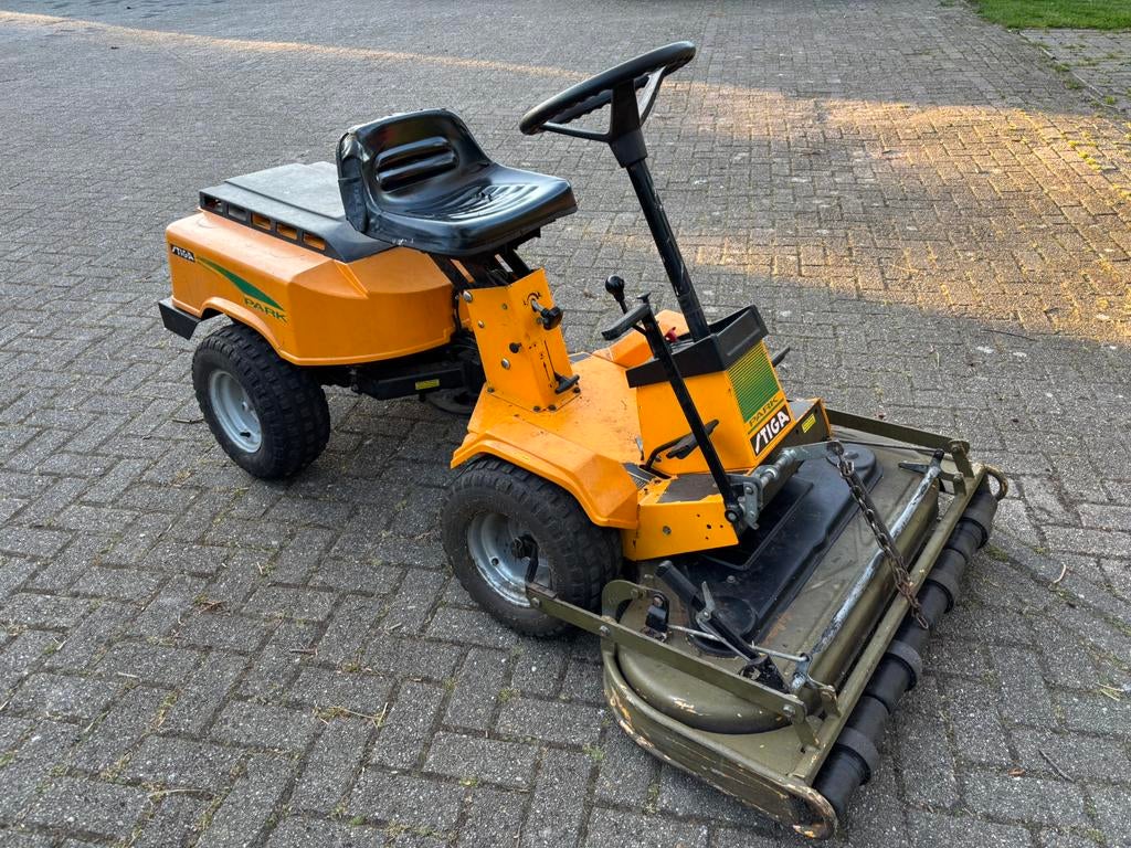 Zitmaaier stiga, Tuin en Terras, Zitmaaiers, Ophalen, Gebruikt, 90 tot 120 cm