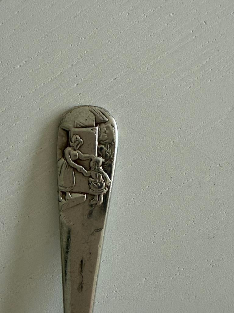 Gero sprookjes lepeltje, Antiek en Kunst, Antiek | Bestek, Ophalen of Verzenden