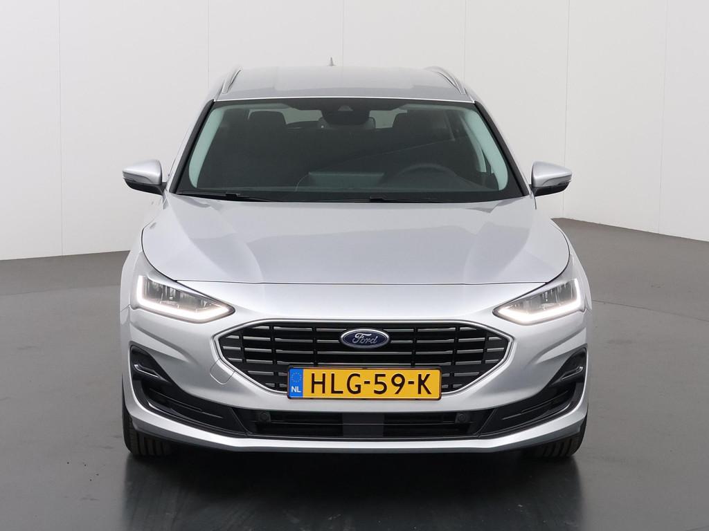Ford Focus Wagon 1.0 EcoBoost Hybrid Titanium, Auto's, Gebruikt, Lichtsensor, Origineel Nederlands, Handgeschakeld