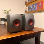 KEF LS50 Wireless II  + Stands | Titanium Grey (occasion), Onbekend, Zo goed als nieuw, KEF, Onbekend