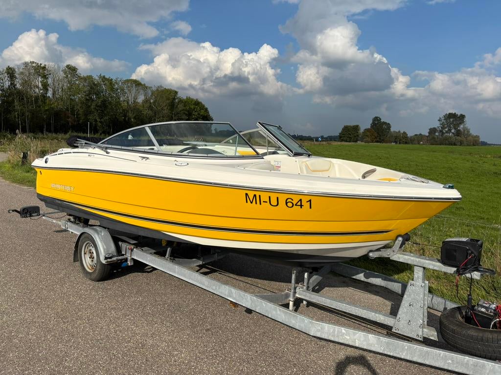 Monterey FS 180 speedboot 3.0L volvo penta, Ophalen, Binnenboordmotor, 120 tot 200 pk, Zo goed als nieuw
