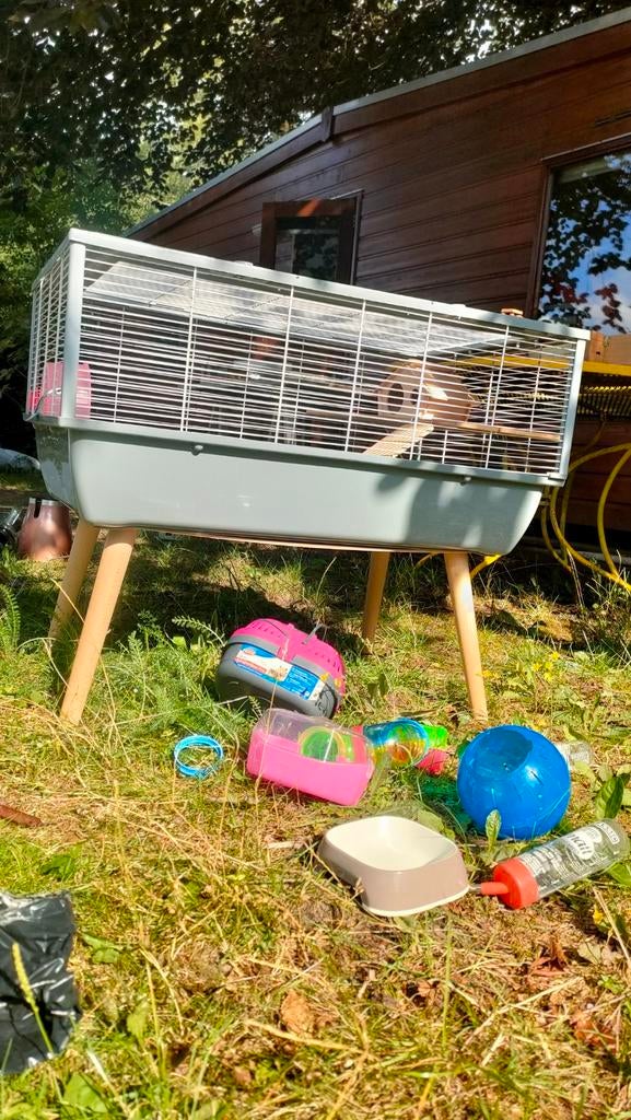 Zolux knaagdier kooi hamster  met accessoires, Ophalen, Zo goed als nieuw, Kooi, Hamster