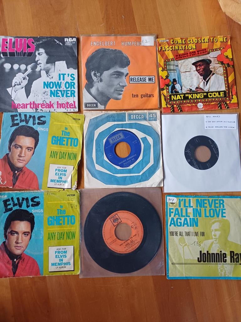 64 vinyl singles voor jukebox, Ophalen of Verzenden, Gebruikt, Pop